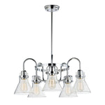 Maxim Seafarer 5-Light Chandelier With Bulbs Model: 26117CDPC/BUL