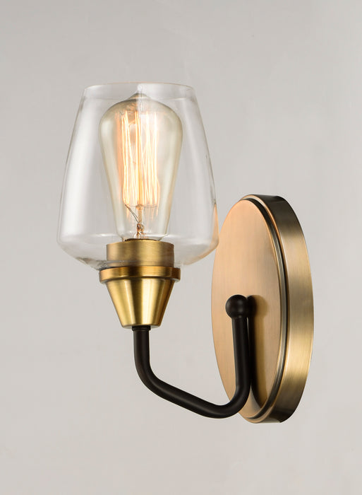 Maxim Goblet 1-Light Wall Sconce Model: 26121CLBZAB