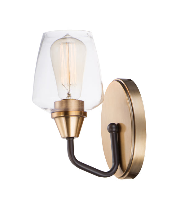 Maxim Goblet 1-Light Wall Sconce Model: 26121CLBZAB