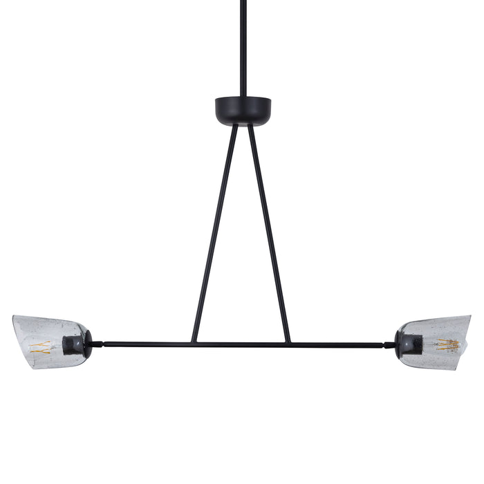 Maxim Keppe 2-Light Linear Pendant Model: 26262SSDBZ