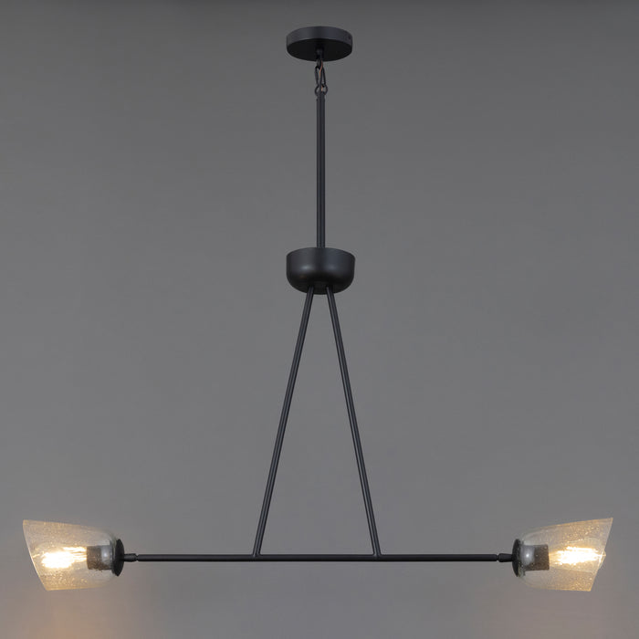 Maxim Keppe 2-Light Linear Pendant Model: 26262SSDBZ