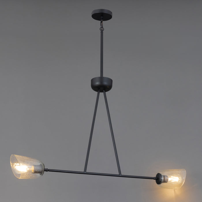 Maxim Keppe 2-Light Linear Pendant Model: 26262SSDBZ