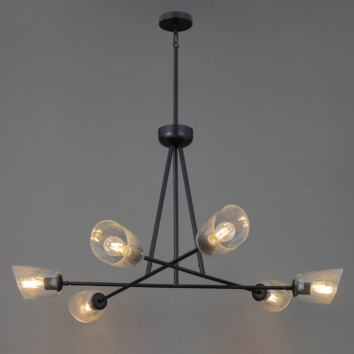 Maxim Keppe 6-Light Chandelier Model: 26266SSDBZ