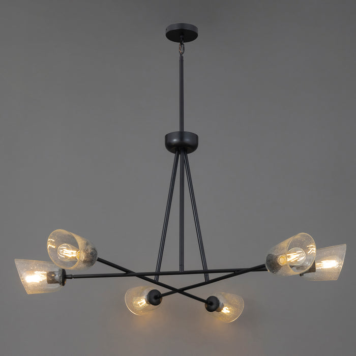 Maxim Keppe 6-Light Chandelier Model: 26266SSDBZ