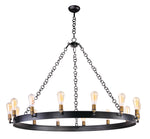 Maxim Noble 14-Light Chandelier w/Bulbs Model: 26276BKNAB/BUL