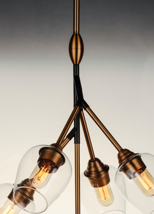 Maxim Savvy 5-Light Pendant Model: 26343CLABBK