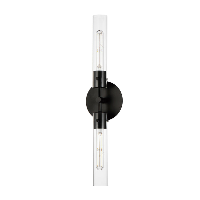 Maxim Equilibrium 2-Light LED Wall Sconce Model: 26370CLBK