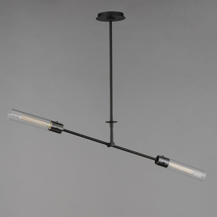 Maxim Equilibrium 2-Light LED Pendant Model: 26372CLBK