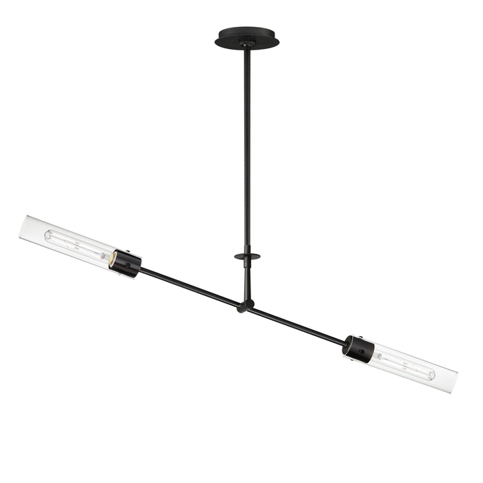 Maxim Equilibrium 2-Light LED Pendant Model: 26372CLBK