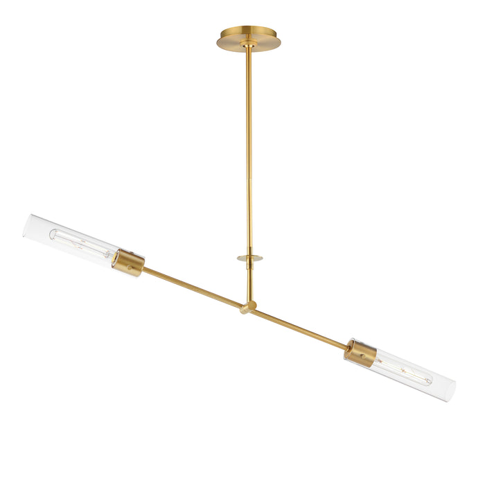 Maxim Equilibrium 2-Light LED Pendant Model: 26372CLNAB