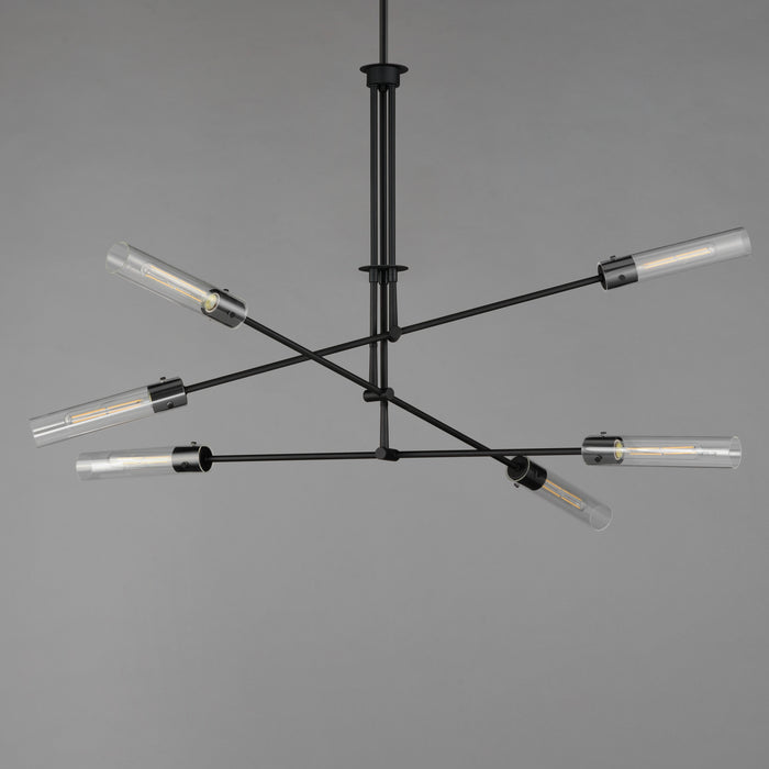 Maxim Equilibrium 6-Light LED Pendant Model: 26376CLBK