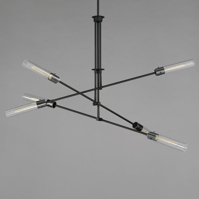 Maxim Equilibrium 6-Light LED Pendant Model: 26376CLBK