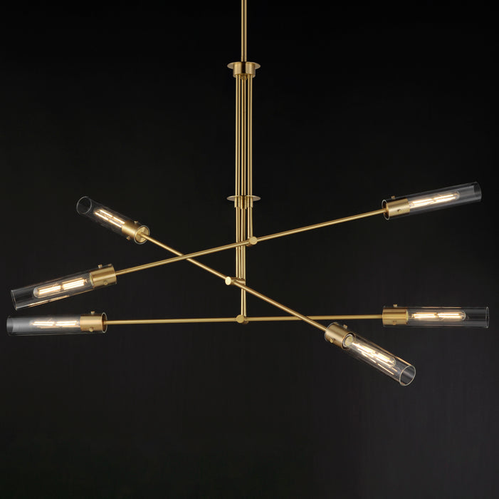 Maxim Equilibrium 6-Light LED Pendant Model: 26376CLNAB