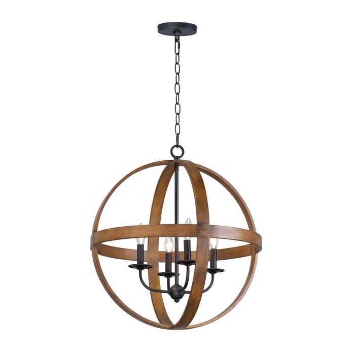 Maxim Compass 4-Light Pendant Model: 27574APBK