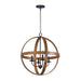 Maxim Compass 4-Light Pendant Model: 27574APBK