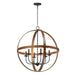 Maxim Compass 6-Light Pendant Model: 27576APBK