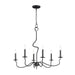 Maxim Padrona 6-Light Chandelier Model: 27706BO