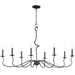 Maxim Padrona 8-Light Chandelier Model: 27708BO