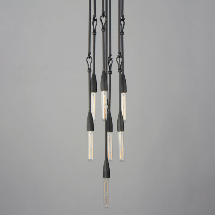 Maxim Pioneer 7-Light Pendant Model: 27716AR