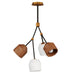 Maxim Akimbo 4-Light Pendant W LED Bulbs Model: 28274DBZAB