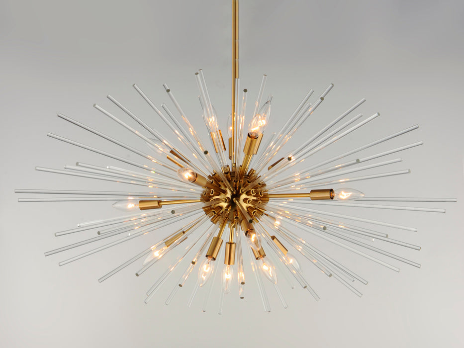 Maxim Polaris 16-Light Pendant Model: 28668CLSBR