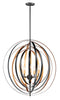 Maxim Radial 5-Light Pendant Model: 28675BKGLD