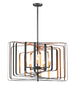 Maxim Radial 5-Light Pendant Model: 28677BKGLD