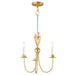 Maxim Paloma 3-Light Chandelier Model: 2883GL