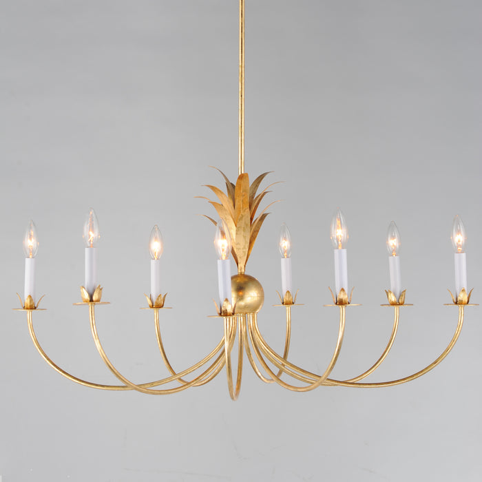 Maxim Paloma 8-Light Chandelier Model: 2888GL