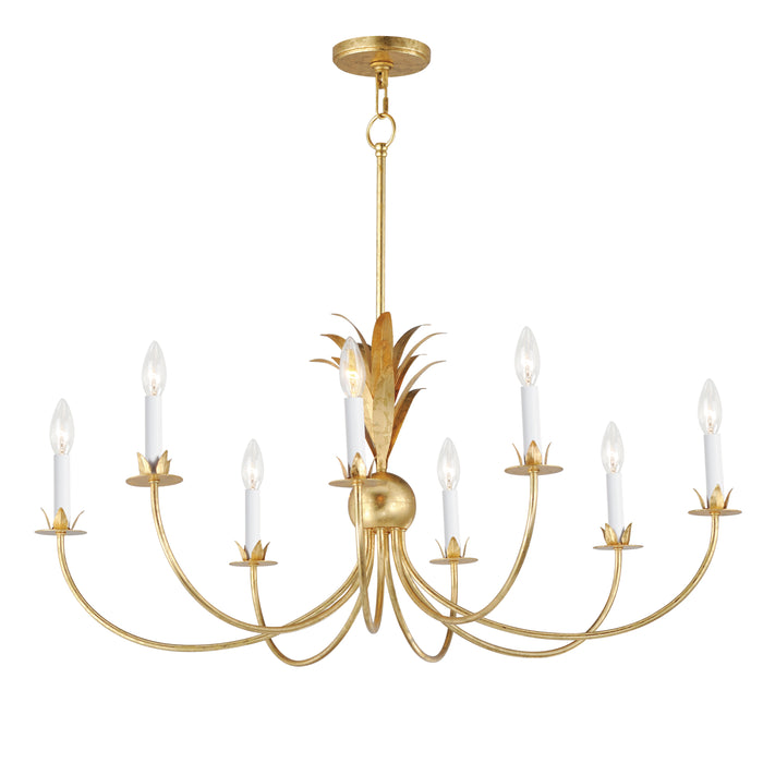 Maxim Paloma 8-Light Chandelier Model: 2888GL