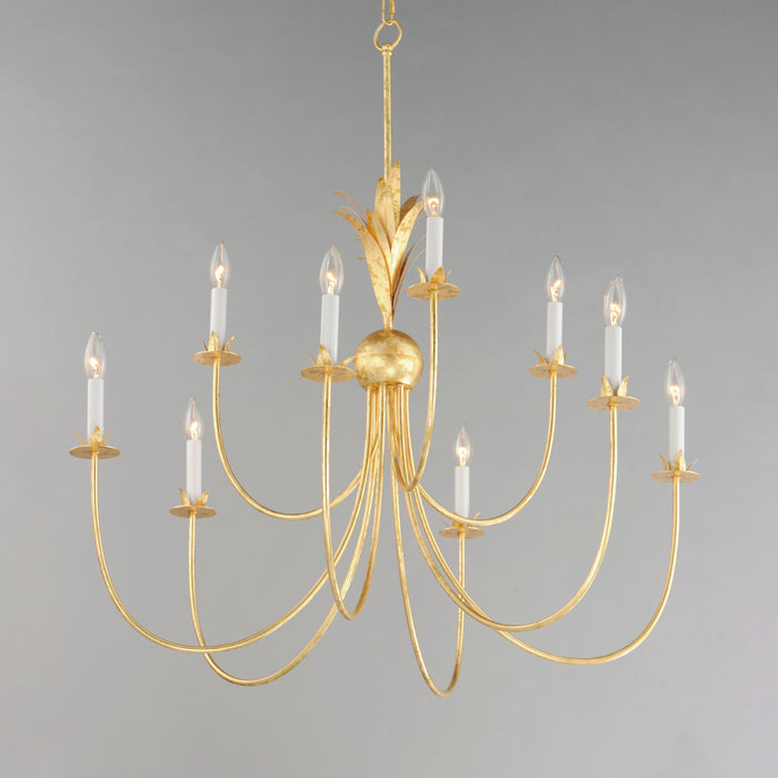 Maxim Paloma 9-Light Chandelier Model: 2889GL