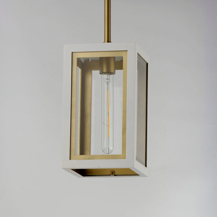 Maxim Neoclass 1-Light Outdoor Pendant Model: 30051CLWTGLD