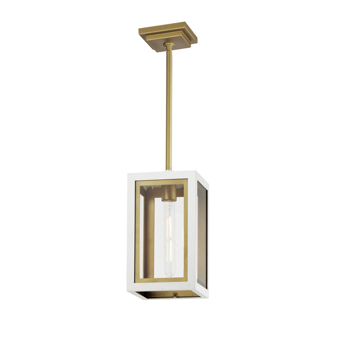 Maxim Neoclass 1-Light Outdoor Pendant Model: 30051CLWTGLD