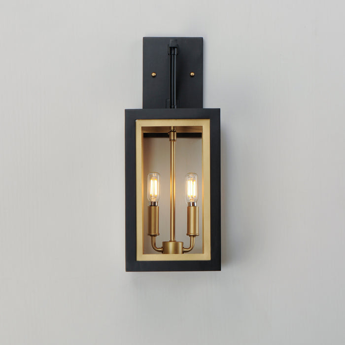 Maxim Neoclass 2-Light Outdoor Sconce Model: 30054CLBKGLD