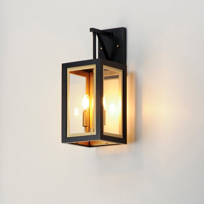 Maxim Neoclass 2-Light Outdoor Sconce Model: 30054CLBKGLD