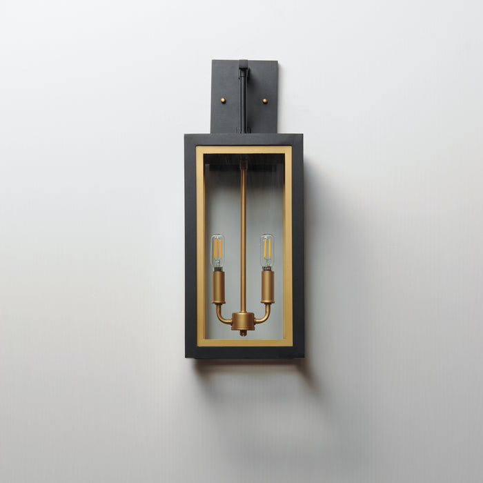 Maxim Neoclass 2-Light Outdoor Sconce Model: 30055CLBKGLD