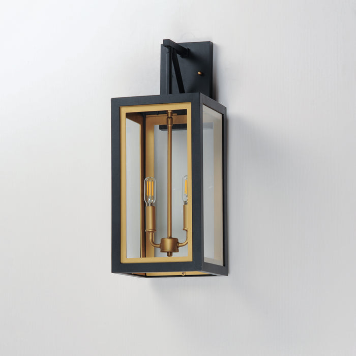 Maxim Neoclass 2-Light Outdoor Sconce Model: 30055CLBKGLD