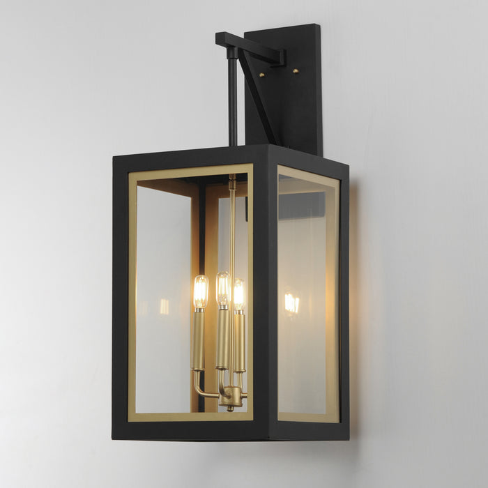 Maxim Neoclass 4-Light Outdoor Wall Sconce Model: 30056CLBKGLD