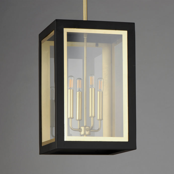 Maxim Neoclass 4-Light Outdoor Pendant Model: 30058CLBKGLD