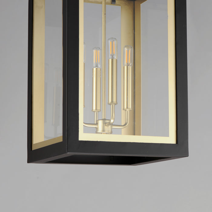 Maxim Neoclass 4-Light Outdoor Pendant Model: 30058CLBKGLD