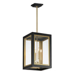 Maxim Neoclass 4-Light Outdoor Pendant Model: 30058CLBKGLD