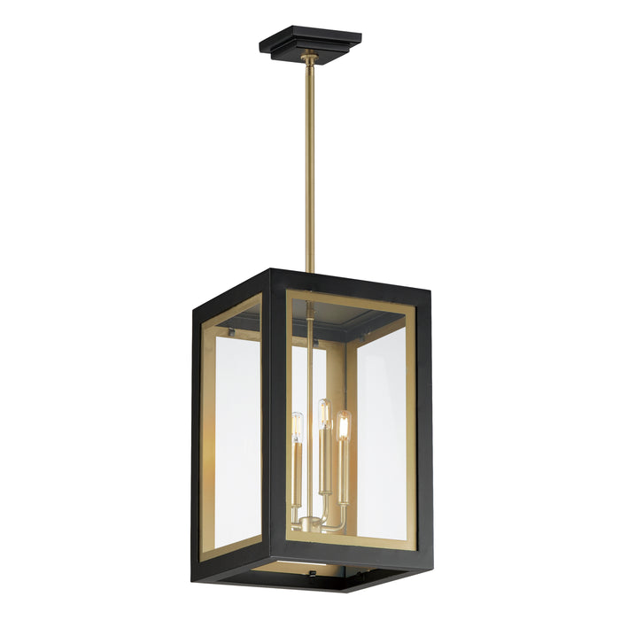 Maxim Neoclass 4-Light Outdoor Pendant Model: 30058CLBKGLD