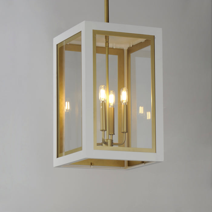 Maxim Neoclass 4-Light Outdoor Pendant Model: 30058CLWTGLD