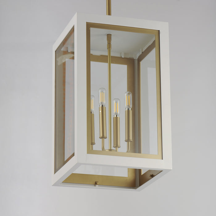 Maxim Neoclass 4-Light Outdoor Pendant Model: 30058CLWTGLD