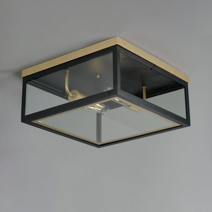 Maxim Neoclass 2-Light Outdoor Flush Mount Model: 30059CLBKGLD