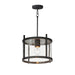 Maxim Belfry 1-Light Semi-Flush/Pendant Model: 30061CLBK