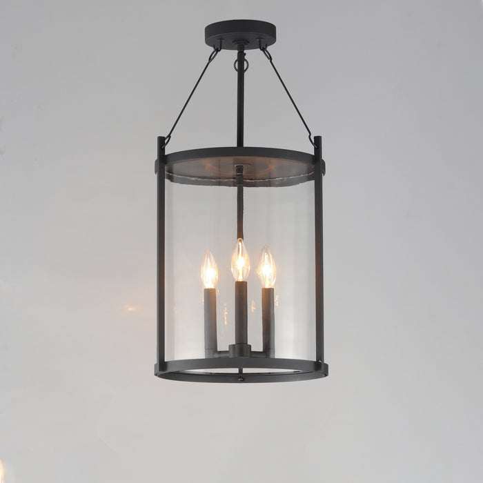 Maxim Belfry 3-Light Pendant Model: 30069CLBK