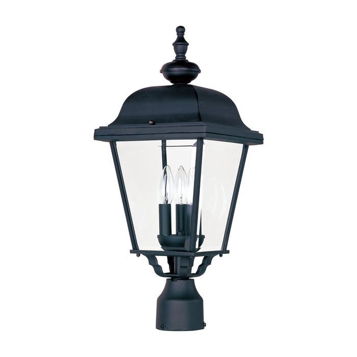 Maxim Builder Cast 3-Light Outdoor Pole/Post Lantern Model: 3008BK