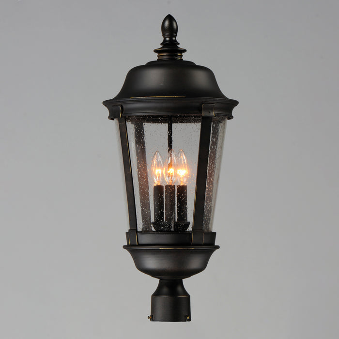 Maxim Dover Cast 3-Light Outdoor Pole/Post Lantern Model: 3022CDBZ