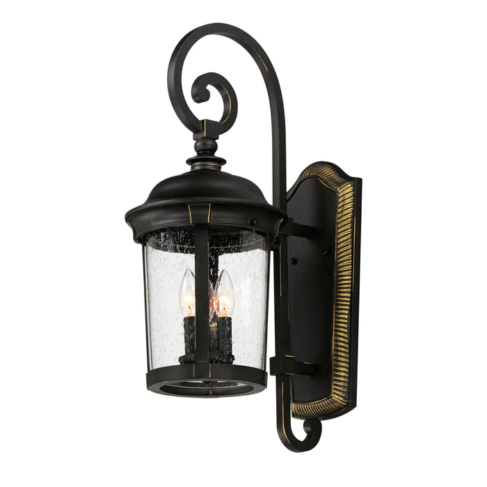 Maxim Dover Cast 3-Light Outdoor Wall Lantern Model: 3024CDBZ